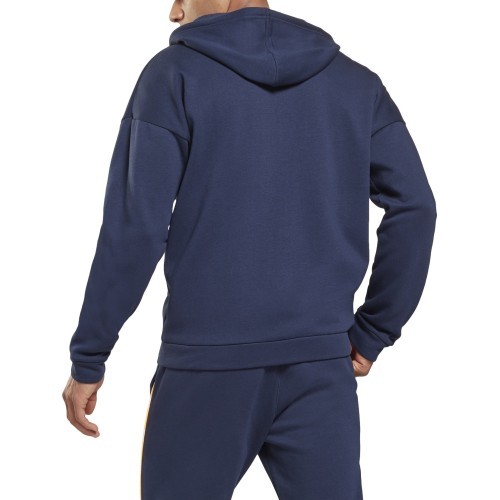 Reebok Te Piping Hoodie Men's Sweatshirt, Blue