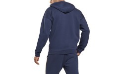 Reebok Te Piping Hoodie vīriešu džemperis, zils
