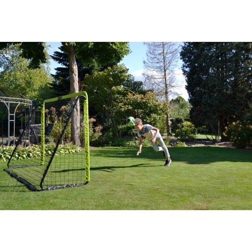Bērnu futbola vārti EXIT Tempo Steel 240x160 cm, zaļi/melni