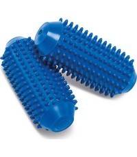Ledragomma TONKEY Massage roller with spikes TWIN ROLL pair, blue