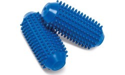 Ledragomma TONKEY Massage roller with spikes TWIN ROLL pair, blue