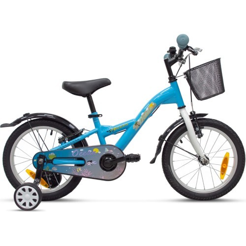 4KIDS Ocean 16" // 1 ātrums, izmērs 9,5" (24 cm) (zils)
