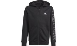 Adidas B Lin FZ Hoodie džemperis zēniem, melns GN4041