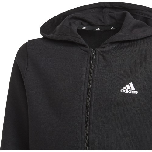 Adidas B Lin FZ Hoodie džemperis zēniem, melns GN4041