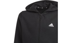 Adidas B Lin FZ Hoodie džemperis zēniem, melns GN4041
