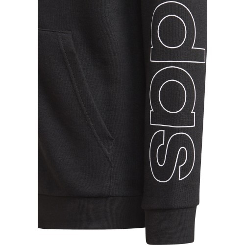 Adidas B Lin FZ Hoodie Boys' Sweatshirt Black GN4041