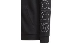 Adidas B Lin FZ Hoodie džemperis zēniem, melns GN4041