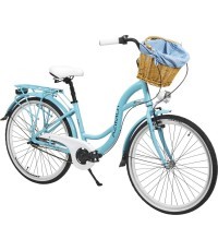 Двиратис AZIMUT Sarema ALU 26" 3-скоростной 2023 бирюзовый матовый