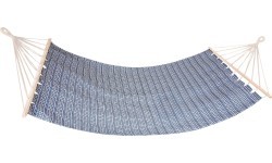 Šūpuļtīkls Spokey ZUNI 200 x 100 cm, kokvilnas ar koka stangu, pelēks