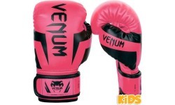 Venum Elite Kids Exclusive bērnu boksa cimdi, fluorescējoši rozā