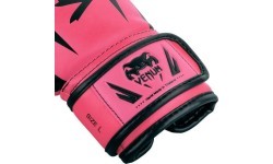 Детские боксёрские перчатки Venum Elite Kids Exclusive, флуоресцентно-розовые