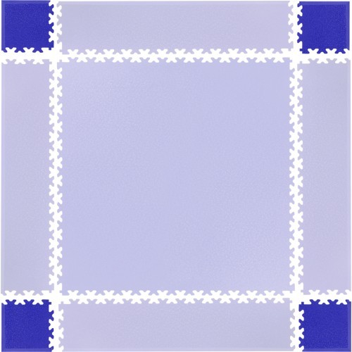 Stūri paklājam inSPORTline Simple, zili – 4 gab.