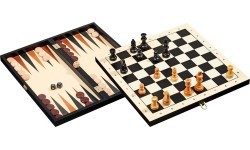 Backgammon, Chess, Checkers Set Philos 41x20.5