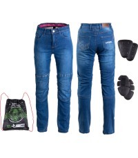 W-TEC GoralCE sieviešu moto džinsi - Blue