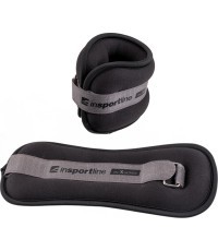 Potītes/plaukstas atsvari inSPORTline ON-X neoprēna 2 x 1,5 kg - Melna