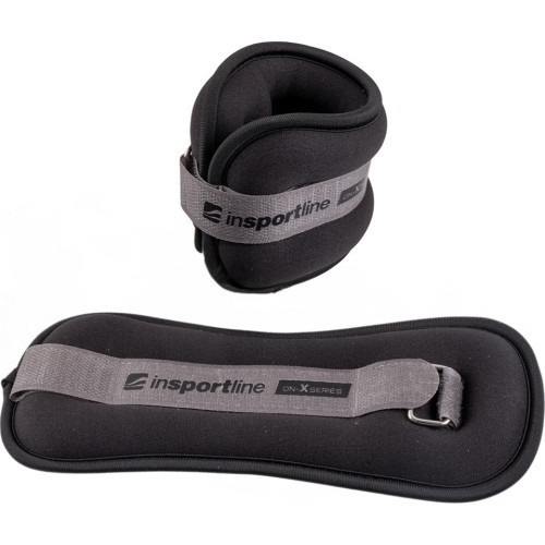 Ankle/Wrist Weights inSPORTline ON-X Neoprener 2 x 1.5 kg - Black