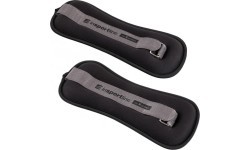Ankle/Wrist Weights inSPORTline ON-X Neoprener 2 x 1.5 kg - Black