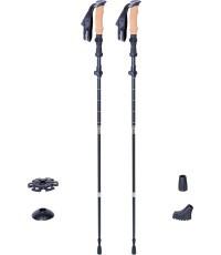 5 daļu oglekļa trekinga nūjas inSPORTline Caretera