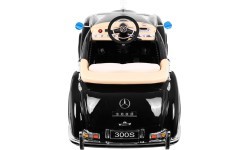 Электромобиль Mercedes Benz 300S RETRO, чёрный лакированный