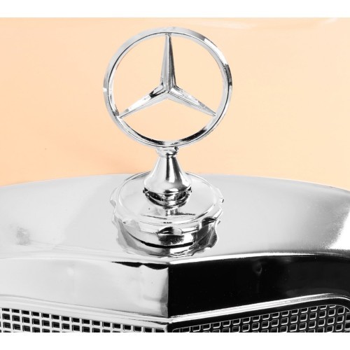 Elektromobilis Mercedes Benz 300S RETRO, melns lakots