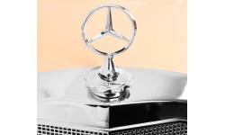 Elektromobilis Mercedes Benz 300S RETRO, melns lakots