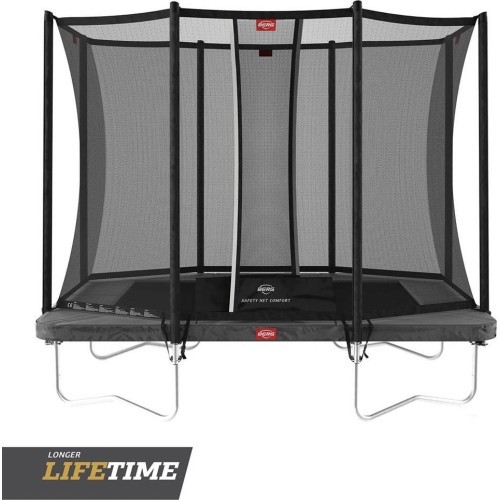 Батут BERG Ultim Favorit Regular 280 серый + защитная сетка Comfort
