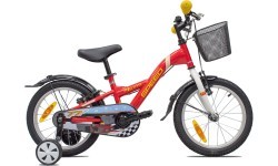 Детский велосипед 4KIDS Speed 16", 1 скорость, размер 9,5" (24 см), красный