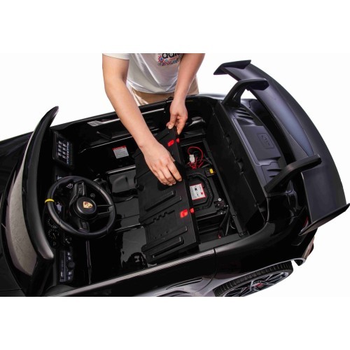 Elektromobilis Porsche 911 GT3 melns