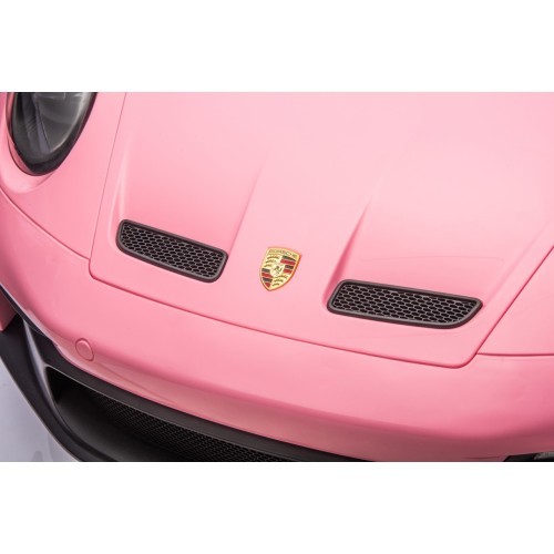 Электромобиль Porsche 911 GT3, розовый
