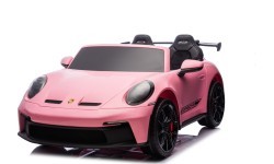 Электромобиль Porsche 911 GT3, розовый