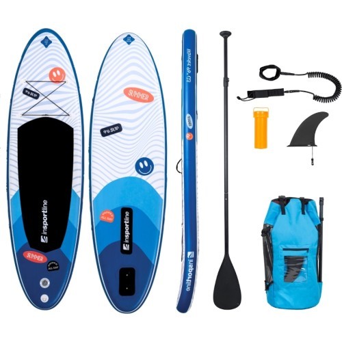 Paddle Board w/ Accessories inSPORTline Wavelet 9’6” - Blue