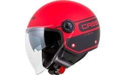 Motorcycle Helmet Cassida Handy Plus Linear Pearl Matte Red/Black