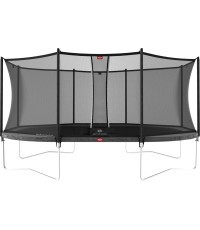 Батут BERG Grand Favorit Regular 520 серый + защитная сетка Comfort