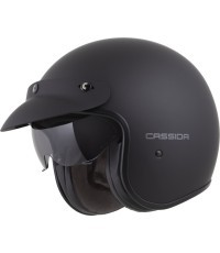Motocikla ķivere Cassida Oxygen Solid 2.0 matēti melna/tumši pelēka