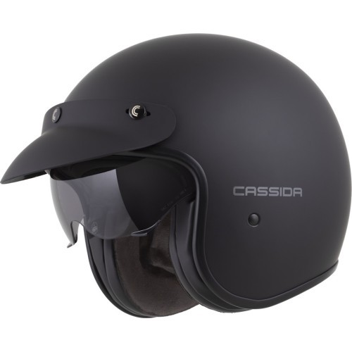 Motorcycle Helmet Cassida Oxygen Solid 2.0 Matte Black/Dark Gray