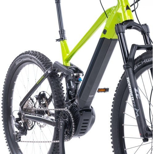Полноподвесной горный велосипед Levit Svarog BF Overstep 630 29"/27.5" - 2024 - Lime Black Pearl