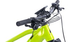 Pilnas balstiekārtas kalnu elektrovelosipēds Levit Svarog BF Overstep 630 29"/27.5" - 2024 - Lime Black Pearl