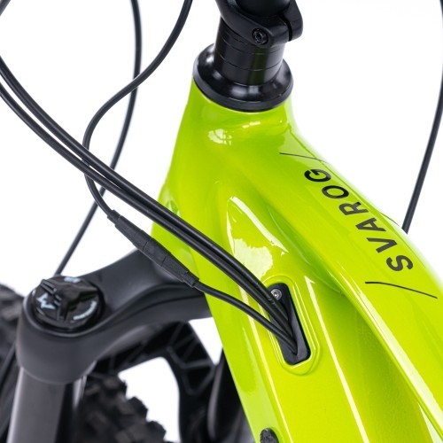 Полноподвесной горный велосипед Levit Svarog BF Overstep 630 29"/27.5" - 2024 - Lime Black Pearl