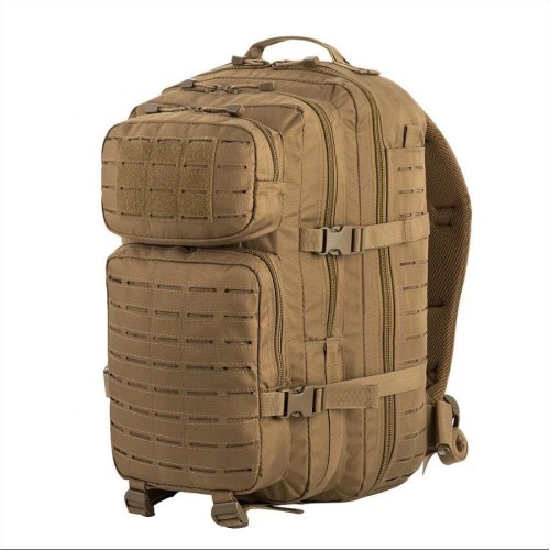 M-Tac Large Assault Pack Laser Cut tan backpack
