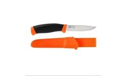 Knife Morakniv Companion F, Serrated, Stainless Steel, Orange