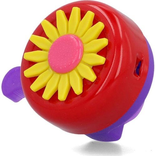 Velosipēda zvaniņš FISCHER Blume 80 mm (sarkans)