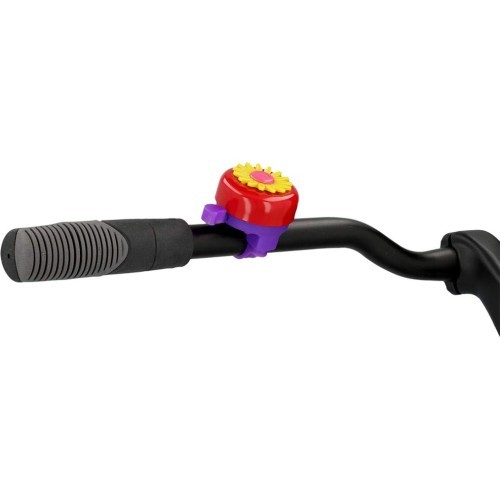 Velosipēda zvaniņš FISCHER Blume 80 mm (sarkans)