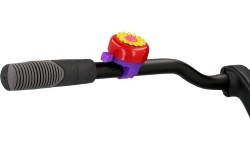 Велосипедный звонок FISCHER Blume 80 мм (красный)