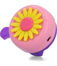 Velosipēda zvans FISCHER Blume // 80 mm (rozā)