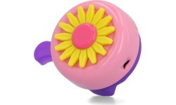 Велосипедный звонок FISCHER Blume 80 мм (розовый)