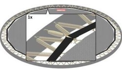 Flatground aizsargjosla 430 (14 pēdas) batutam
