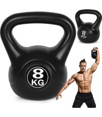 Kettlebell kettle 8kg vingrinājumu hantele bumba fitnesa svars ModernHome