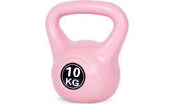Kettlebell kettle 10kg vingrinājumu hantele bumba fitnesa svars rozā ModernHome