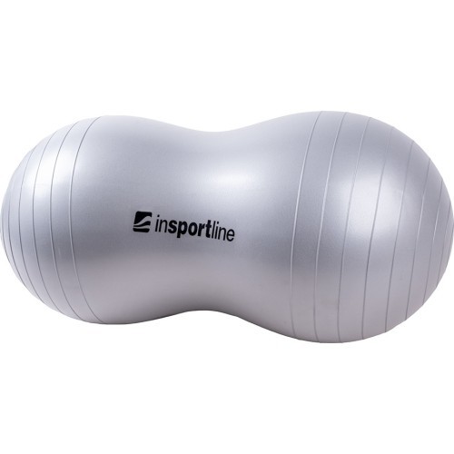 Zemesrieksta formas vingrošanas bumba inSPORTline P-Nut 50 cm - Pelēks