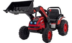 Vehicle Excavator Tractor Red